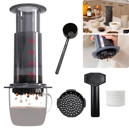 Clear coffee press in - press, 3-in-1