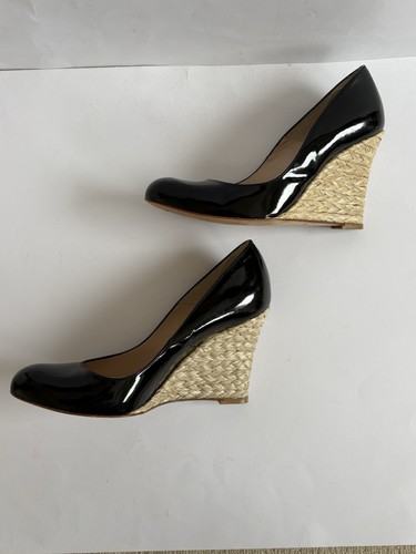Bennett black patent wedge - lk,