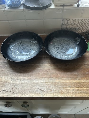 Denby halo pasta bowls - -, x2