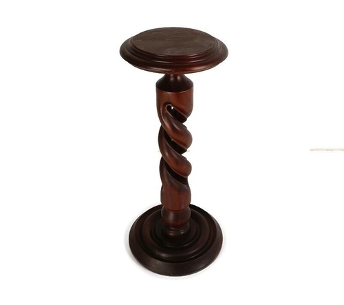 Open barley twist pedestal - open,