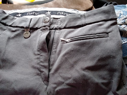 Grey black pikeur - black, jodpurs