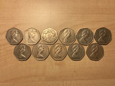 50p Fifty Pence Old large Coin