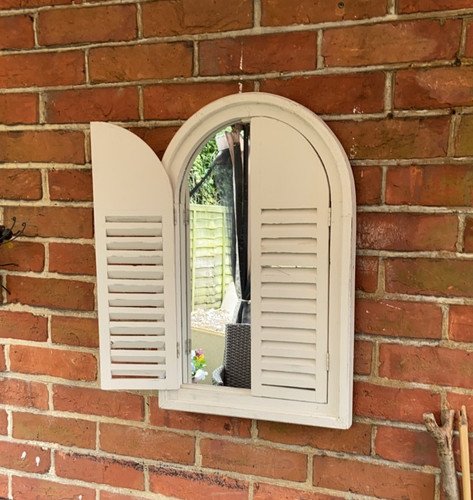 Garden shutter mirror white - shutter,
