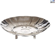 Compact Foldable Fire Pit in Polished Stainless Steel - Outdoor Decor Enhanced