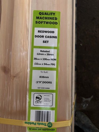 Redwood door casing 32mm - redwood,