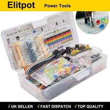 Electronic Component Starter Wire Breadboard LED Buzzer Resistor Transistor Kits