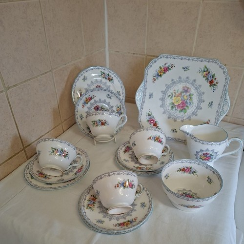 Shelley crochet tea - , set