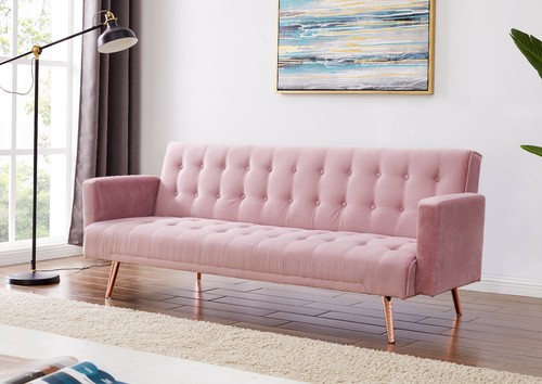 Velvet sofa bed seater - velvet,