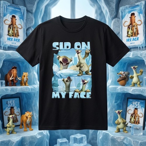 Sid face shirt - on, my