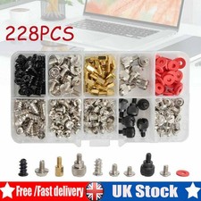 228X Computer Screws Standoffs Set PC Hard Drive Motherboard Case Fan Set UK