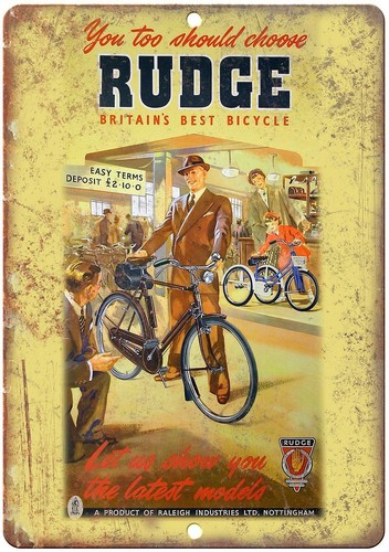 Rudge bicycle raleigh vintage - rudge,