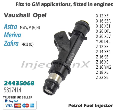 Petrol fuel injector 24435068 - injector,