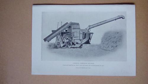 Finishing threshing machine - finishing,