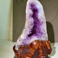Natural Amethyst Crystal Cathedral Geode quartz Cluster Mineral - 17.4LB