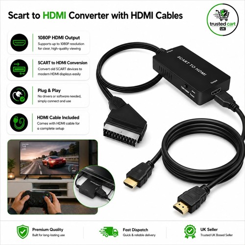 Scart hdmi converter - scart,