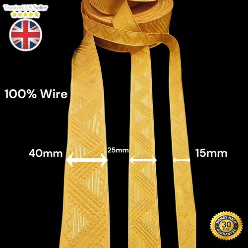Gold braid 100 wire - gold, 15'