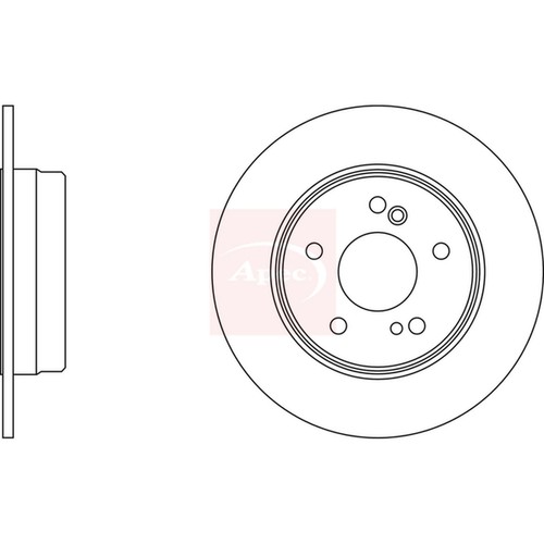 Brake discs solid for - 2x,
