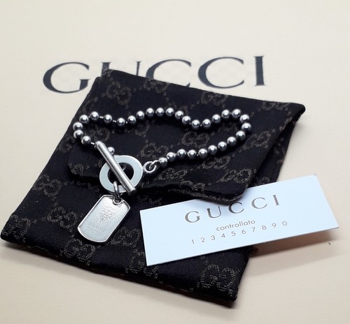 Genuine gucci dog - tag, toggle
