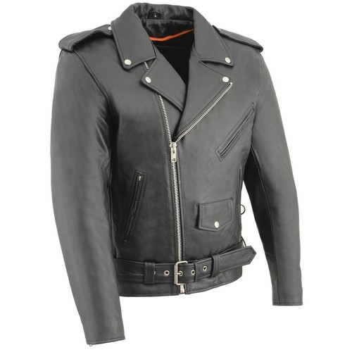 Mens black leather side lace - black,