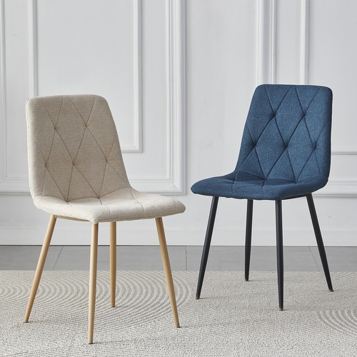 Dining chairs set linen - set,