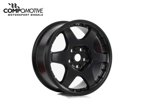 Compomotive black alloy wheel - black,