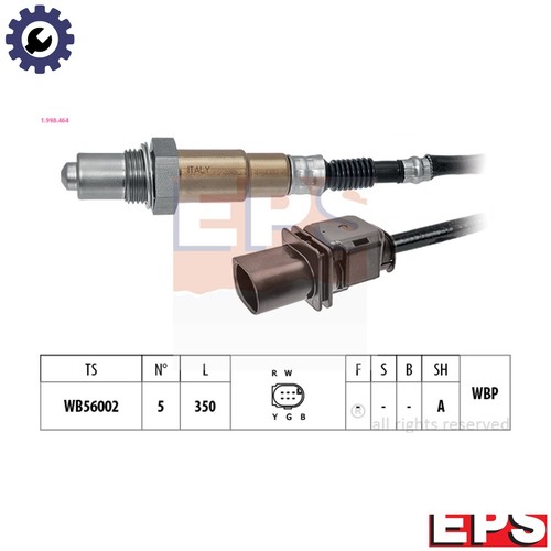 Lambda sensor 998 - sensor, 1.998.464