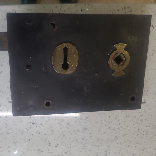 Antique rim lock - antique,