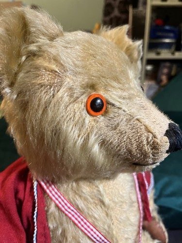Straw filled teddy chiltern - filled,