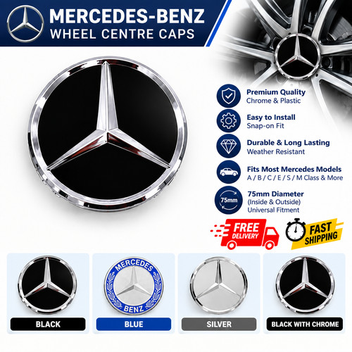 Black mercedes benz 75mm - 4,