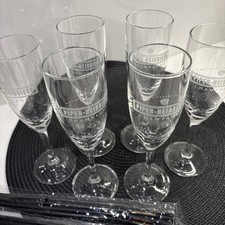 Set Of 6 Etched Piper
