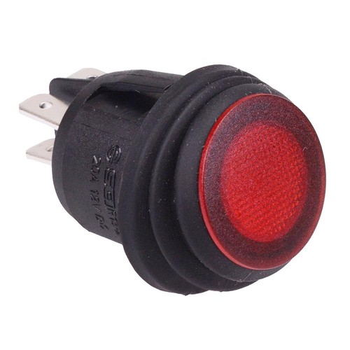 Red 12v illuminated waterproof - illuminated,
