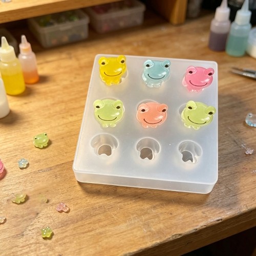 Frogs silicone mold for - silicone,