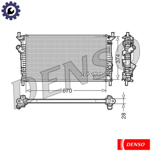 Radiator engine cooling - radiator,
