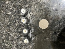 Sailing dinghy mini cleats x2 with fairlead Solo Mirror GP14 Enterprise Wayfarer