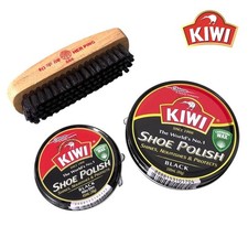 2x KIWI BLACK Shoe Boot Polish