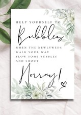 Wedding sign (physical item)