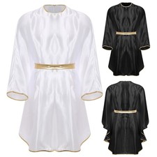 Men Angel Costume Church Baptism Choir Robe Halloween Cosplay Fancy Dress Outfit