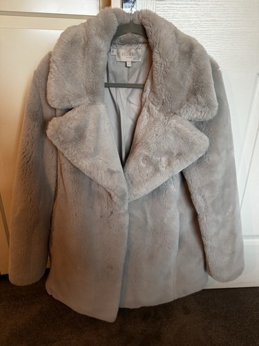 Hobbs bethany faux fur coat - faux, uk