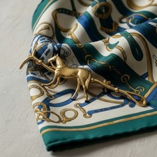 Vintage Horse Brooch Hunting