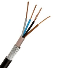 10mm SWA 6944X 4 CORE STEEL WIRE ARMOURED CABLE - PER M