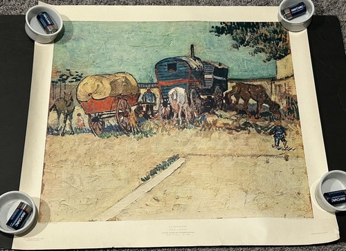 Vintage van gogh encampment - vintage, of