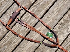 Devoucoux Lighter Brown 3-Point Elastic Breastplate +Running Attach -Small- NWT