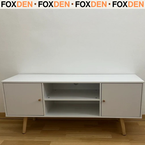 White stand entertainment - tv,