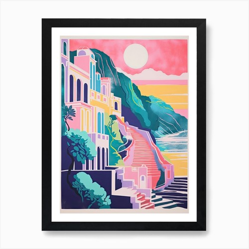 Capri risograph style - style, 2