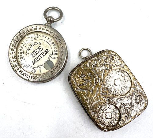 Antique silver plated coin - antique,