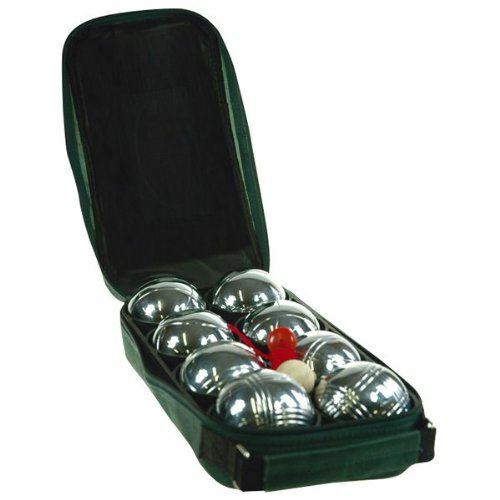 8pc steel french - boules, set