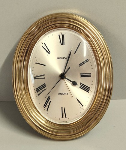 Swiza table clock oval frame - swiza,
