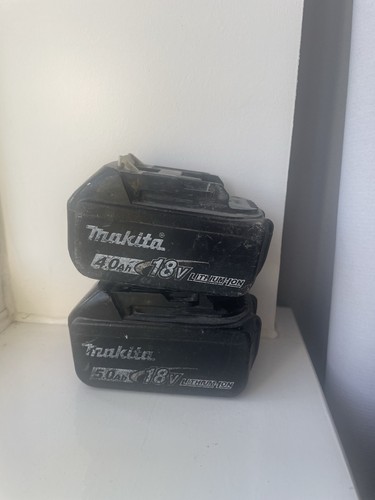 Makita 18v batteries faulty - batteries,