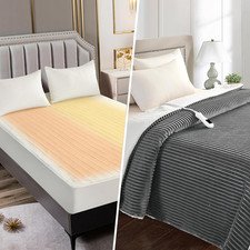 Heated Mattress Pad King Size, 78" X 80" Soft White, Heated Blanket Electric Ful