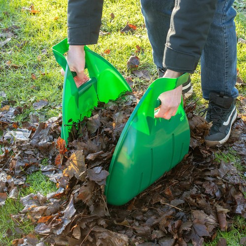 Garden hand leaf grabber - leaf,